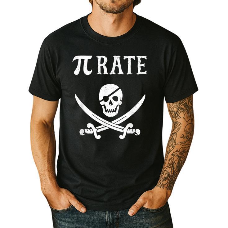 Pi Day Pi Rate Pirate For Teachers Men's Casual T-Shirt