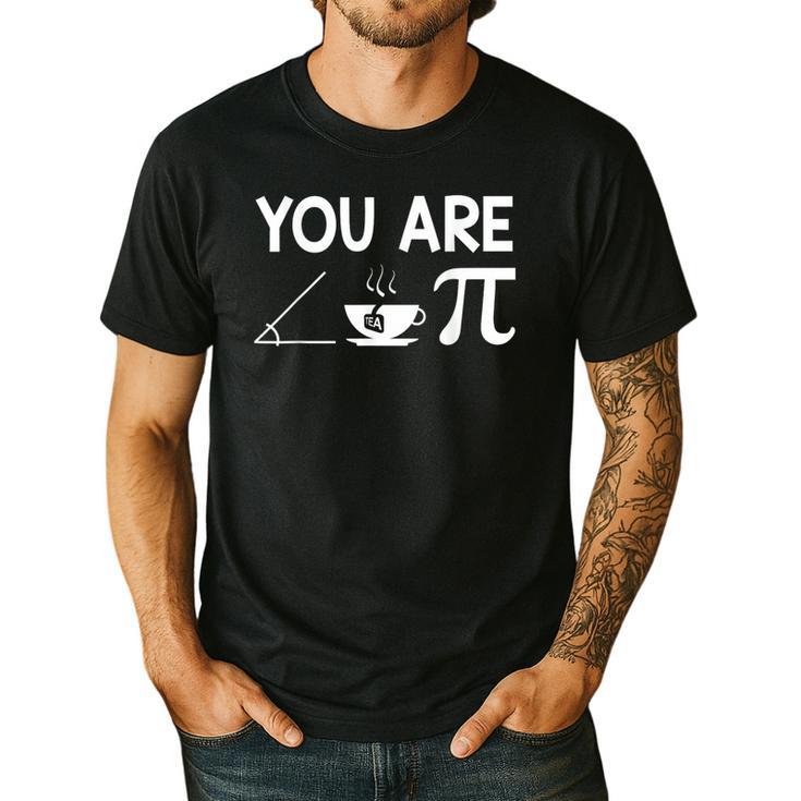 Pi Day Shirt Women Teacher 2022 Math Cutie Pie Acute Tea Pie Men's Casual T-Shirt