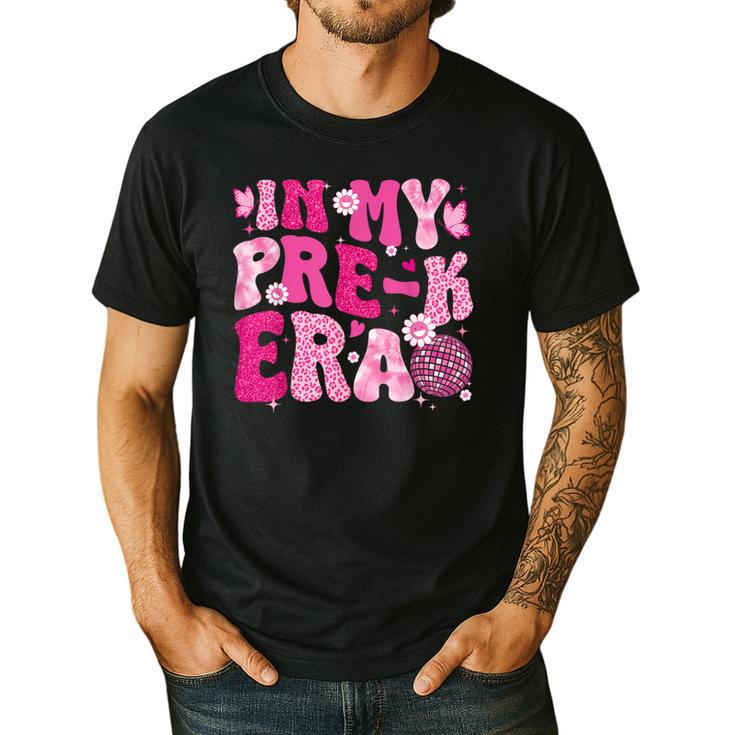 In My Pre-K Era Teachers Women Back To School Kids Girls Men's Casual T-Shirt