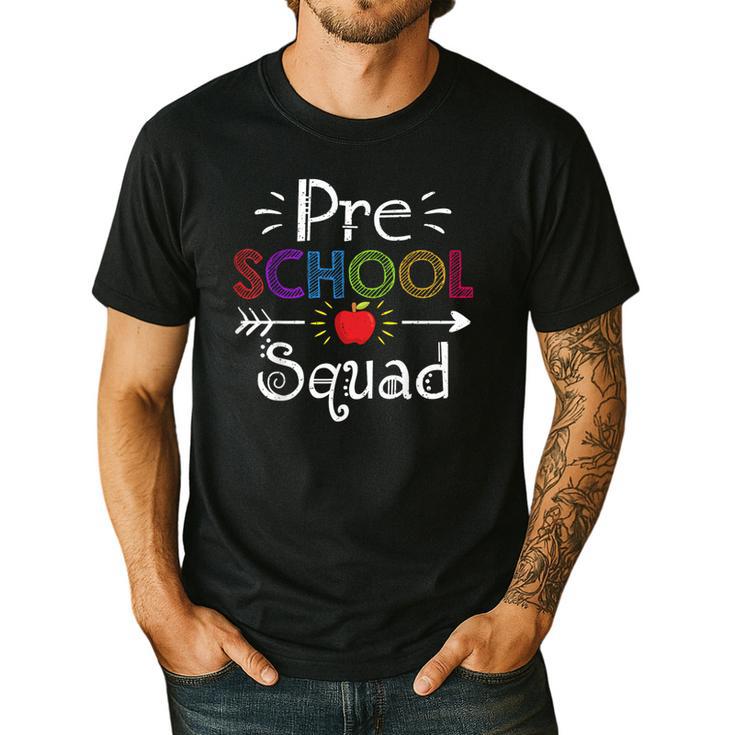 Preschool Squad Preschool Teacher Student Men's Casual T-Shirt