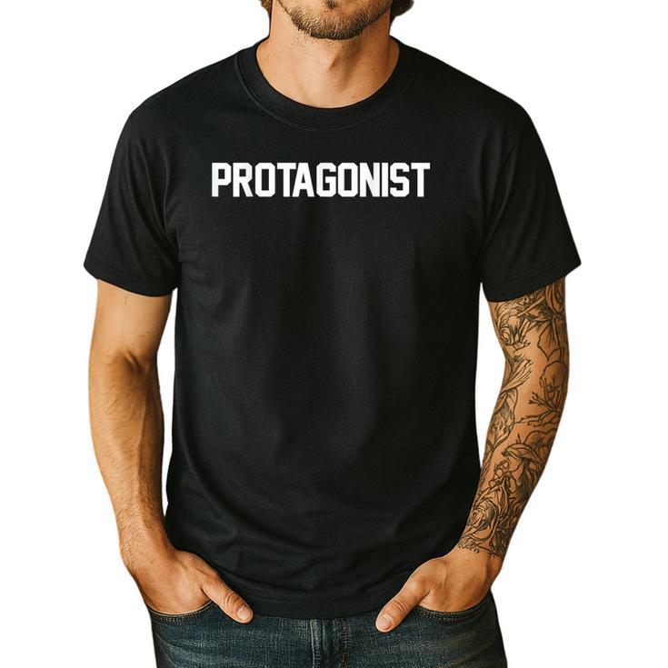 Protagonist English Literature Teacher Costume T Shirt Men's Casual T-Shirt