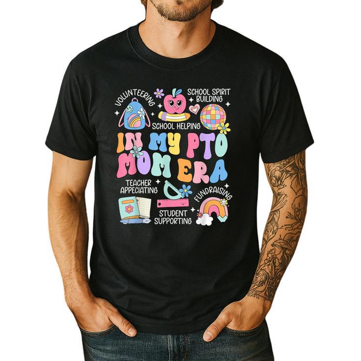 In My PTO Mom Parent Teacher Organization Back To School Men's Casual T-Shirt