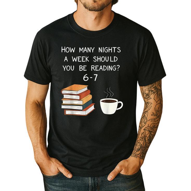 Reading 67 Six Seven Meme English Teacher Book Lover Men's Casual T-Shirt