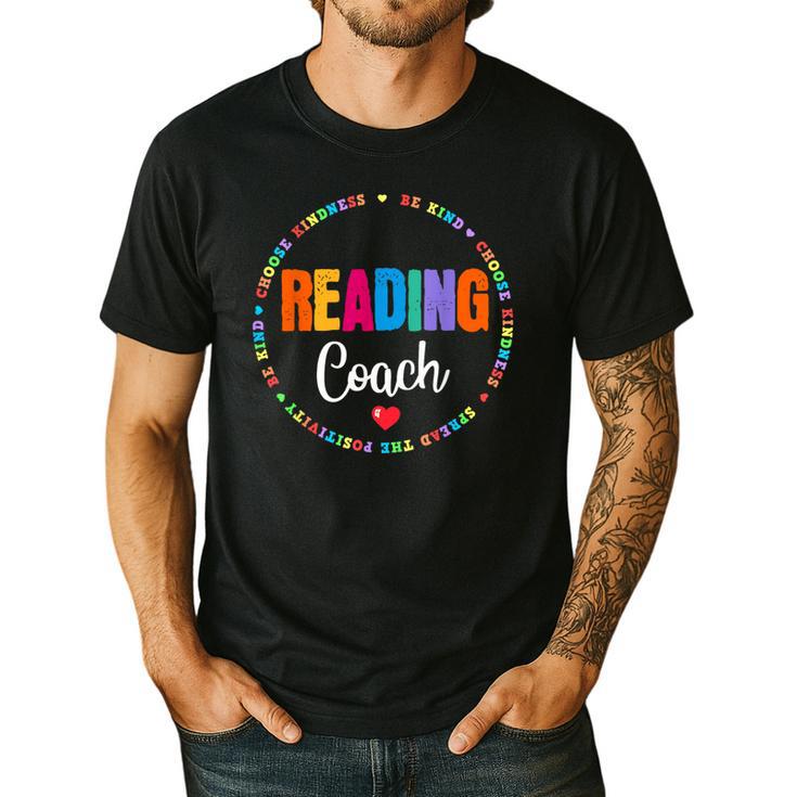 Reading Coach Teacher Interventionist Specialist Literacy Men's Casual T-Shirt