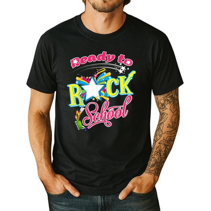 Ready To Rock School Shirt Students And Teachers Men's Casual T-Shirt
