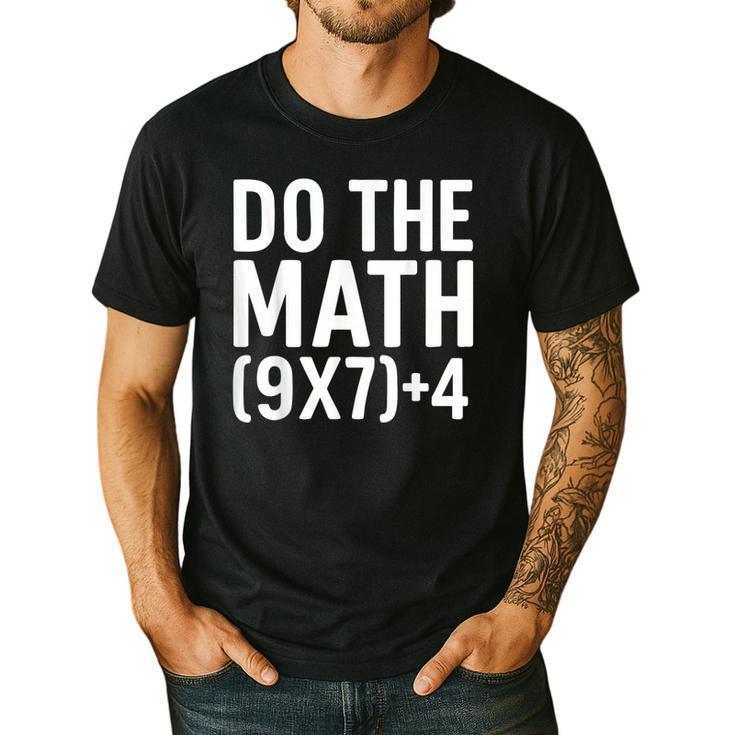 Retro Do The Math Teacher For Men Women Kid Boy Girl Men's Casual T-Shirt
