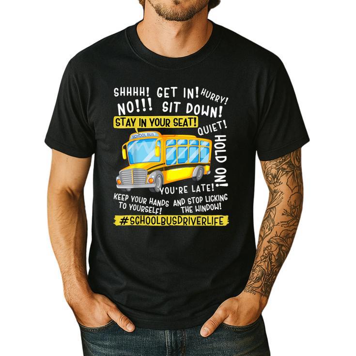 School Bus Driver Life Last Day Of School Teacher Kids Men's Casual T-Shirt
