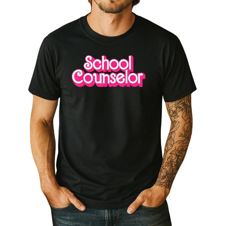 School Counselor Back To School Teacher Life Men's Casual T-Shirt