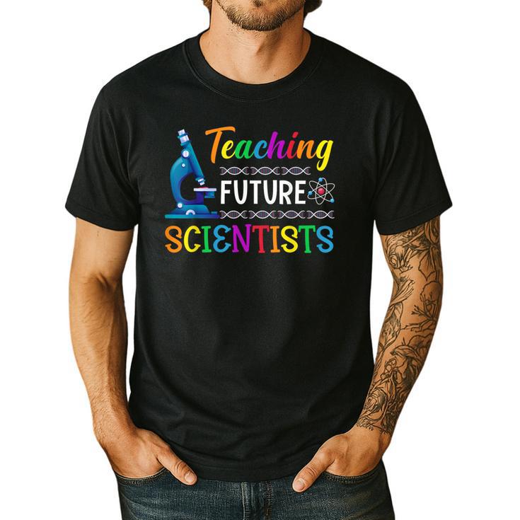 Science Teacher Teaching Future Scientists School Instructor Men's Casual T-Shirt