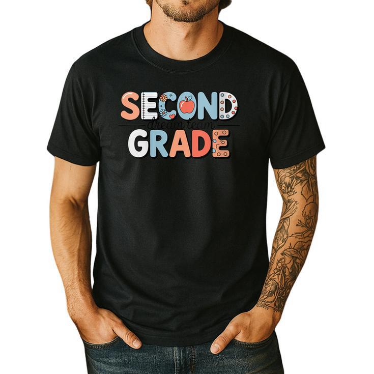 Second Grade Dream Team Back To School 2nd Grade Teacher Men's Casual T-Shirt Second Grade Dream Team Back To School 2nd Grade Teacher Men's Casual T-Shirt