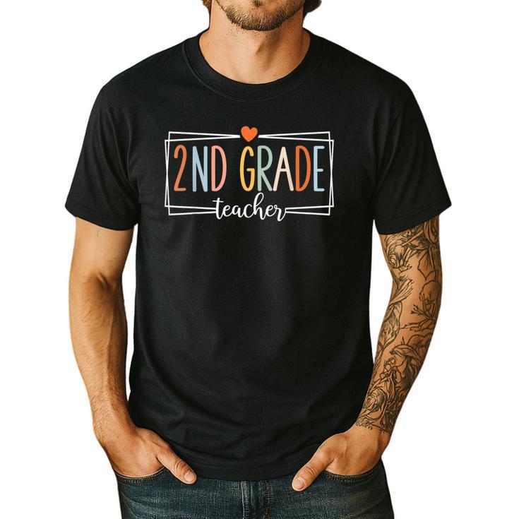 Second Grade Teacher 2nd Grade Teachers Back To School Men's Casual T-Shirt