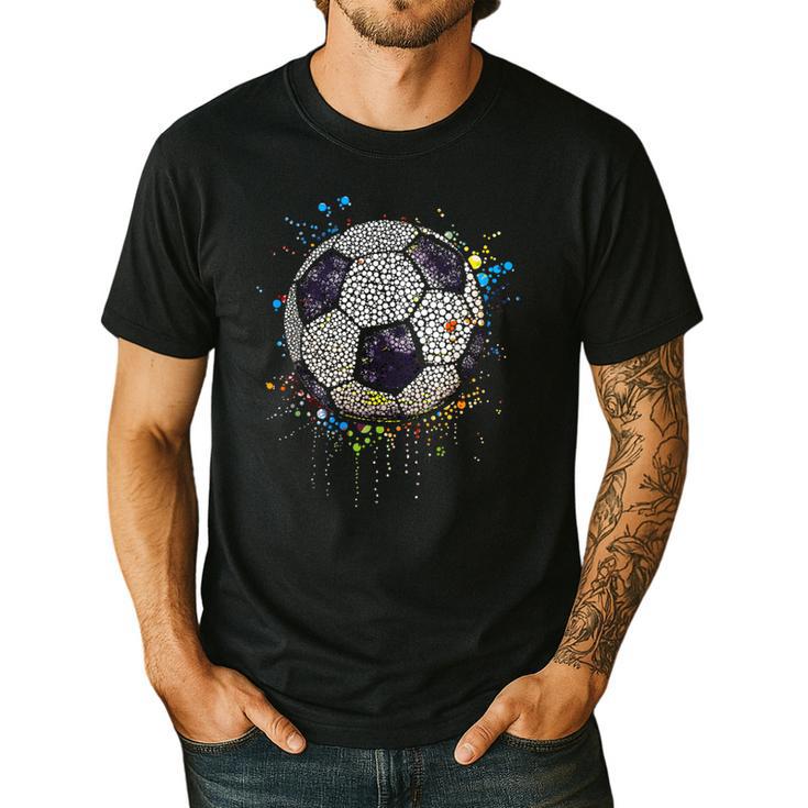 Soccer Dot Day Shirts For Kids Men Women Teacher Men's Casual T-Shirt