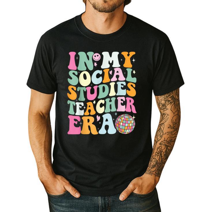 In My Social Studies Teacher Era Cute Social Studies Teacher Men's Casual T-Shirt
