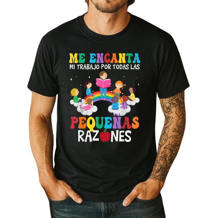 Spanish Teacher Bilingual Teacher Maestra Maestras Men's Casual T-Shirt