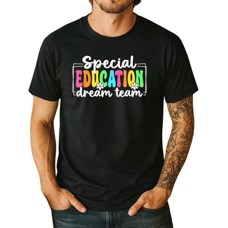 Special Education Dream Team Back To School SPED Teacher Men's Casual T-Shirt