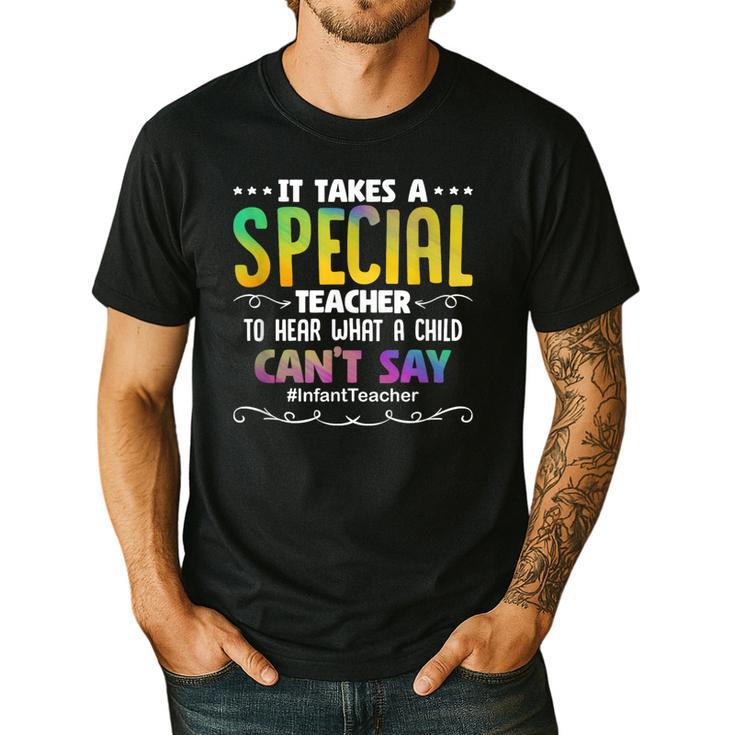 Special Teacher Daycare School Childcare Infant Teacher Men's Casual T-Shirt