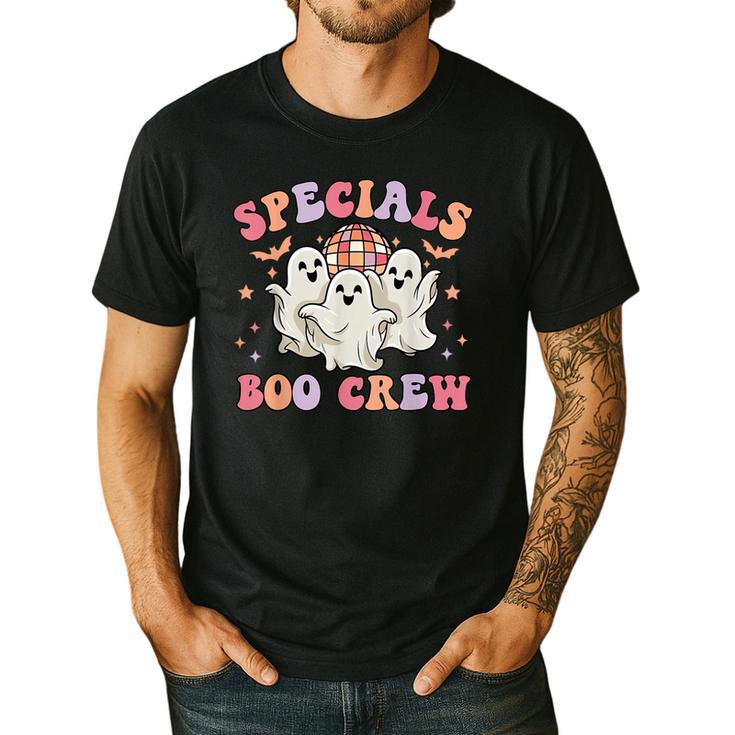 Specials Boo Crew Art Music Pe Tech Teacher Ghost Halloween Men's Casual T-Shirt