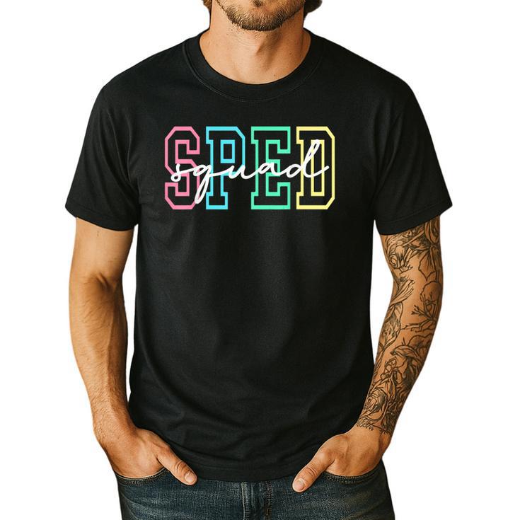 SPED Squad Team SPED Teacher Special Education Teacher Men's Casual T-Shirt