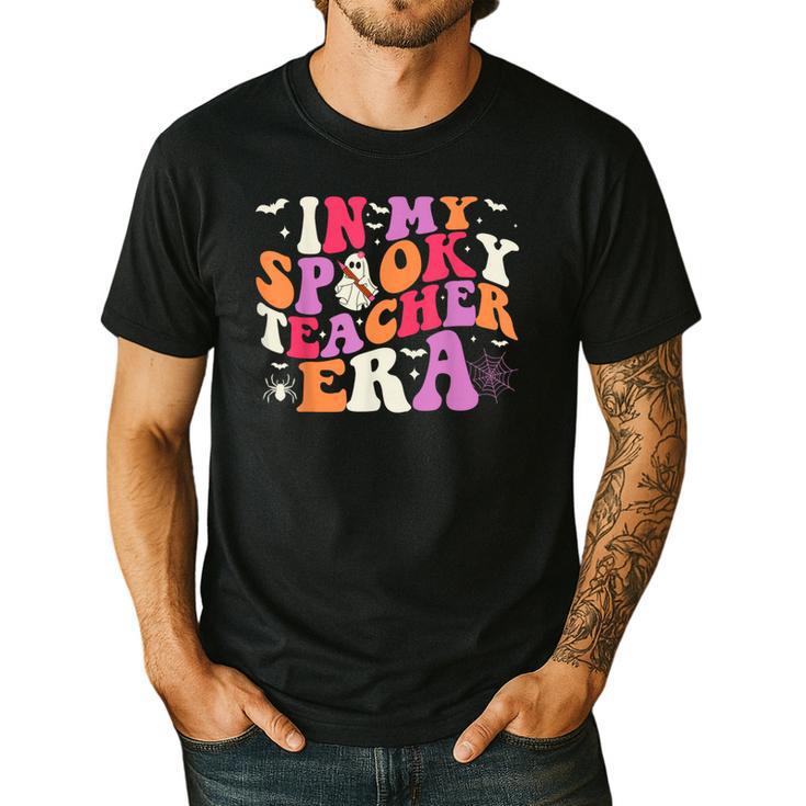 In My Spooky Teacher Era Halloween Teacher Back To School Men's Casual T-Shirt