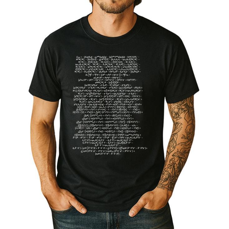 Standard Model Lagrangian Higgs Boson Physics Teacher Men's Casual T-Shirt