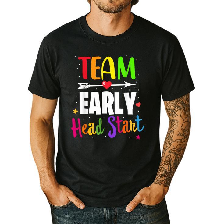 Teacher Early Childhood Education Preschool Head Start Crew Men's Casual T-Shirt