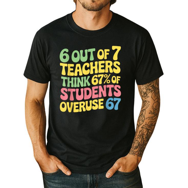Teacher Overuse 67 Teacher Men's Casual T-Shirt