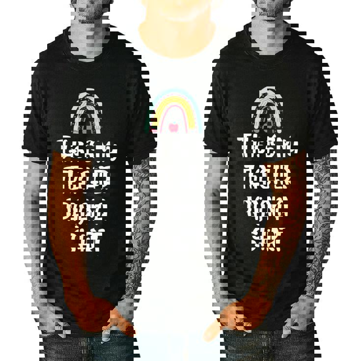 This Is My Teacher Pajama Shirt Teacher Life Tee Men&#x27;s Casual T-Shirt