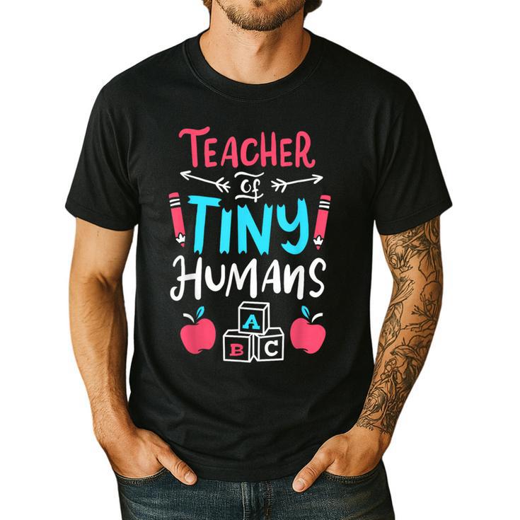 Teacher Preschool Pre K Kindergarten Men's Casual T-Shirt