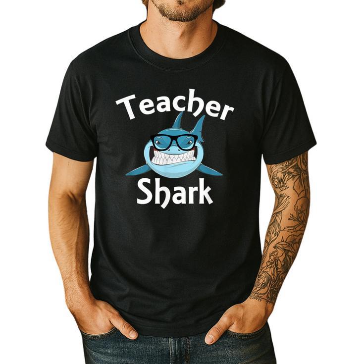 Teacher Shark Teacher For Men Women Men's Casual T-Shirt