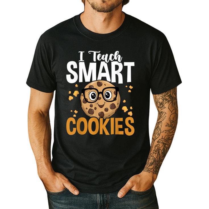 Teacher I Teach Smart Cookies Nerd Men's Casual T-Shirt