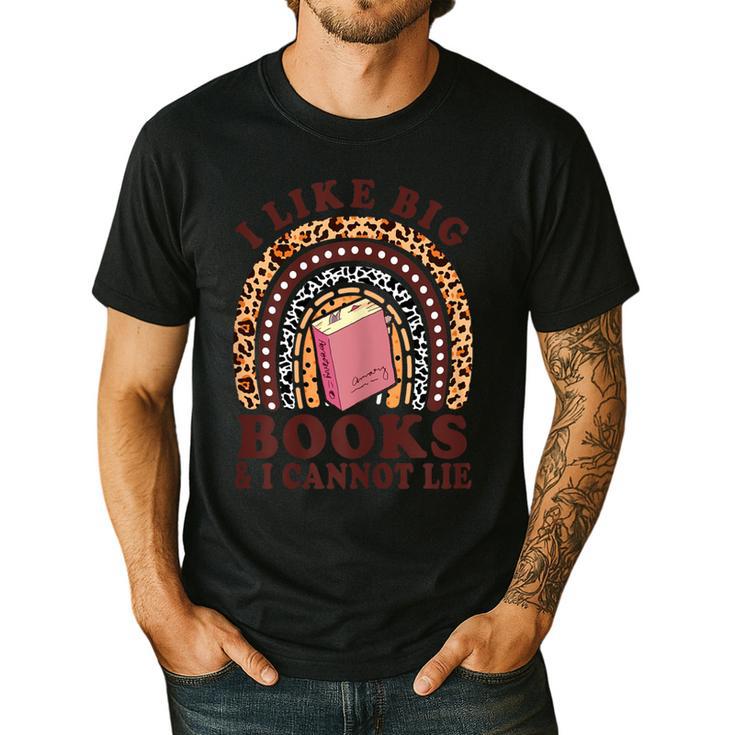 Teacher-TShirt I Like Big Books & I Cannot Lie Reading For Women Men's Casual T-Shirt