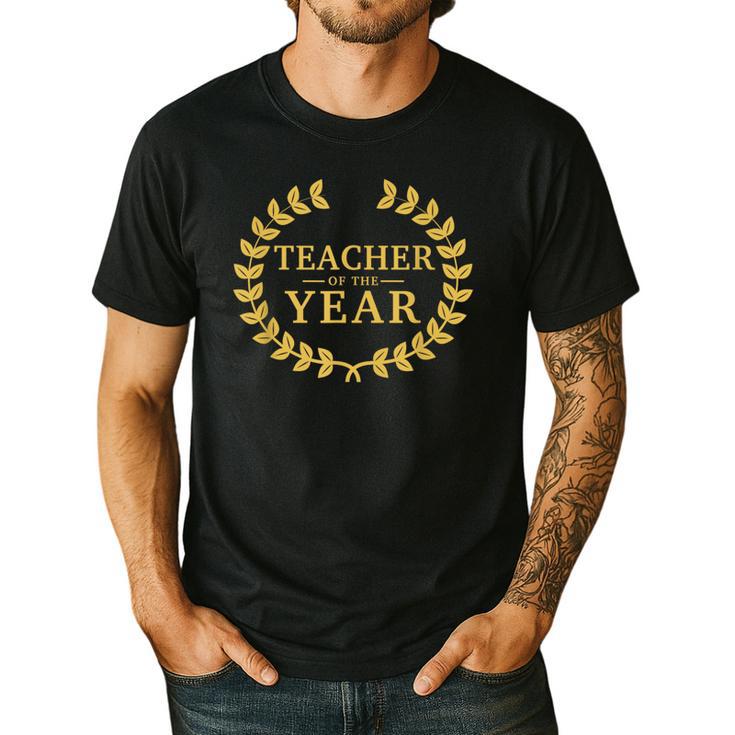Teacher Of The Year Greatest Ever Award Day Men's Casual T-Shirt
