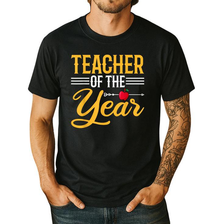 Teacher Of The Year Men Women Teachers Men's Casual T-Shirt