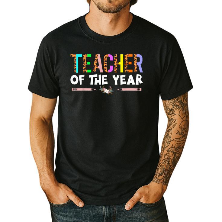 Teacher Of The Year Party Teacher Appreciation Men's Casual T-Shirt