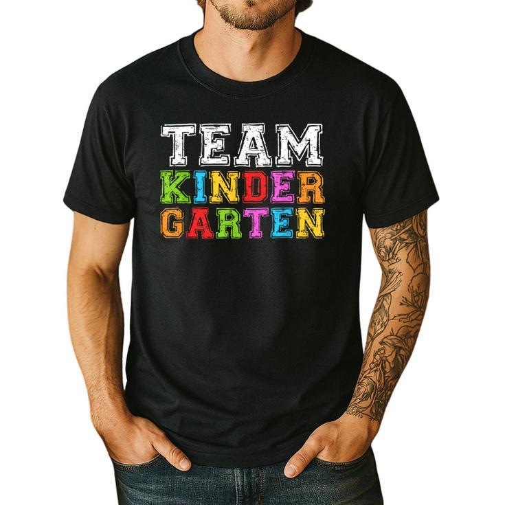 Team Kindergarten Shirt Boy Girl Teacher Graduation Men's Casual T-Shirt