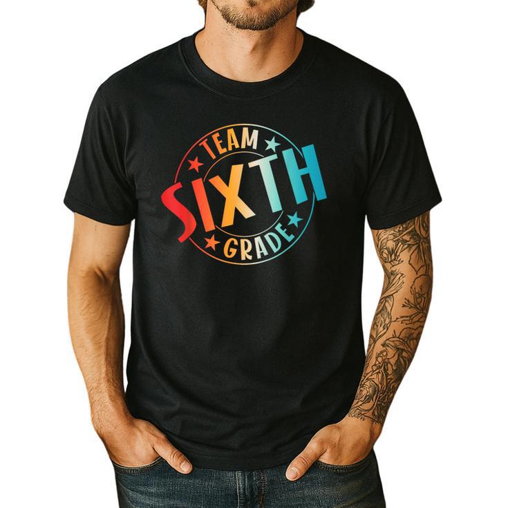 Team Sixth Grade Teacher Student Back To School 6th Grade Men's Casual T-Shirt