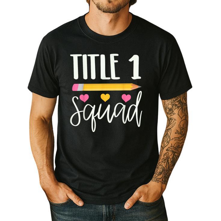 Title 1 Reading Teacher Shirt Men's Casual T-Shirt