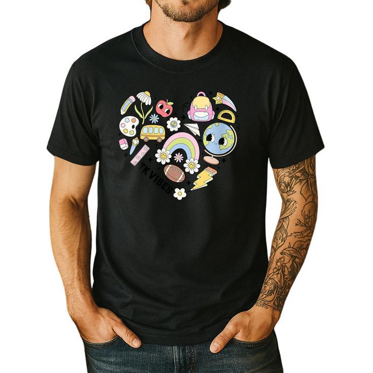 TK Vibes Back To School TK Kid Girl TK Team TK Teacher Women Men's Casual T-Shirt