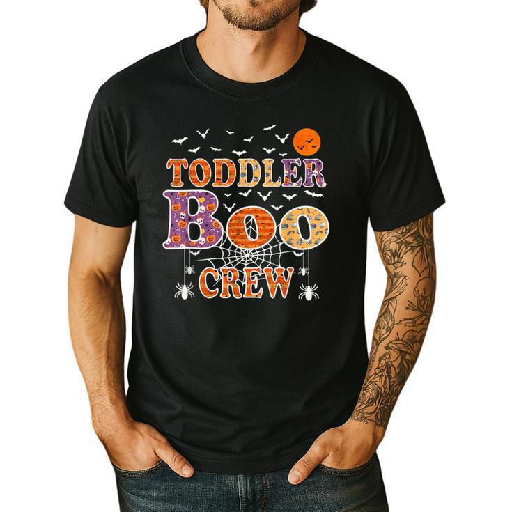 Toddler Boo Crew Halloween Daycare Teacher Kids Men's Casual T-Shirt