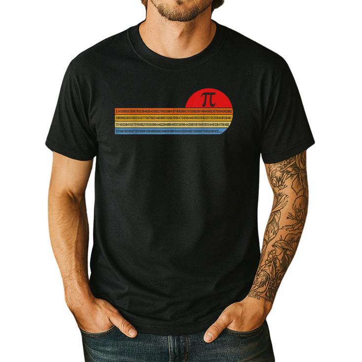 Vintage Pi Day 314 TShirt- Math Teacher Student Geek Men's Casual T-Shirt