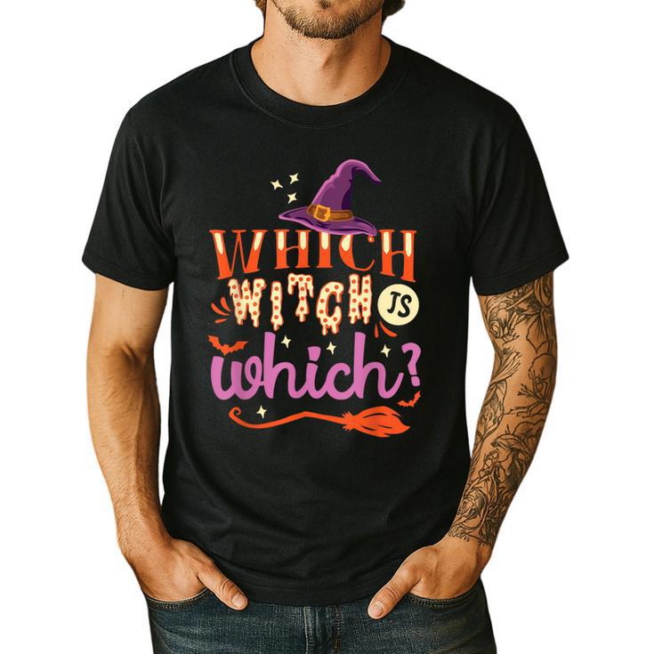 Which Witch Is Which Halloween English Teacher Men's Casual T-Shirt