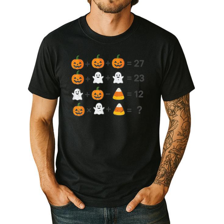67 Order Operations Math Teacher Halloween Costume Math Fun Men's Casual T-Shirt