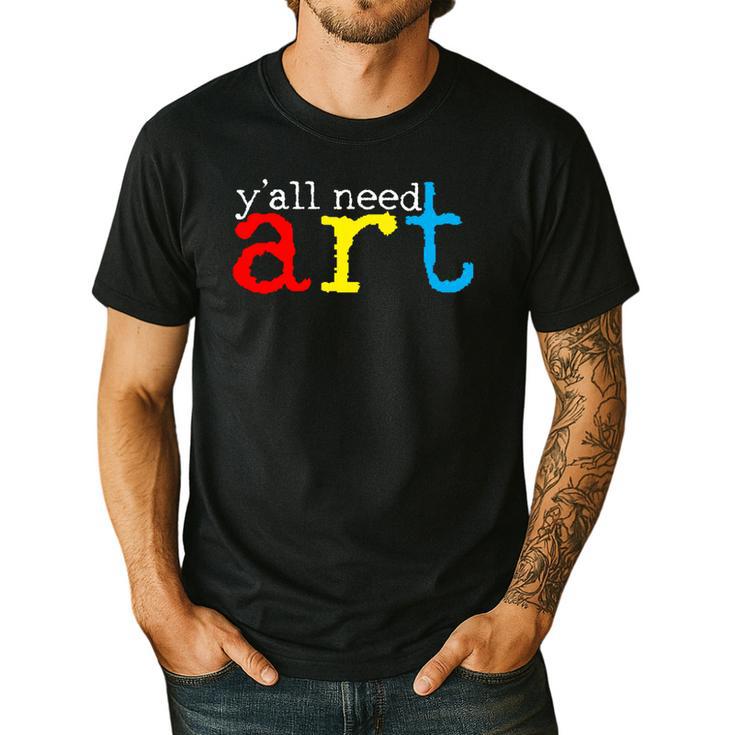 Art Teacher Artists Men's Casual T-Shirt