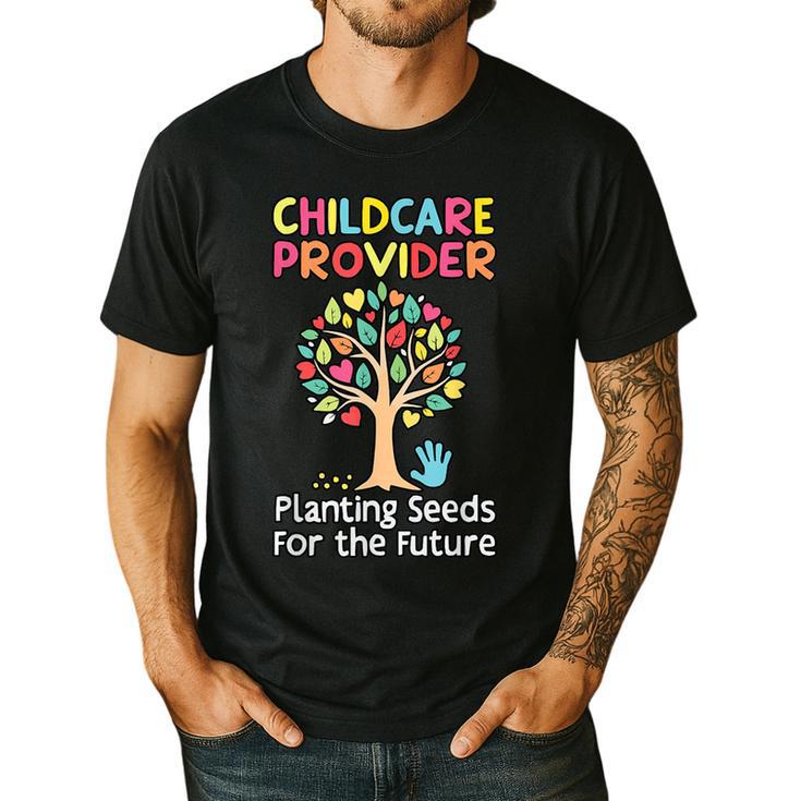 Childcare Provider Job Daycare Provider Daycare Teacher Men's Casual T-Shirt
