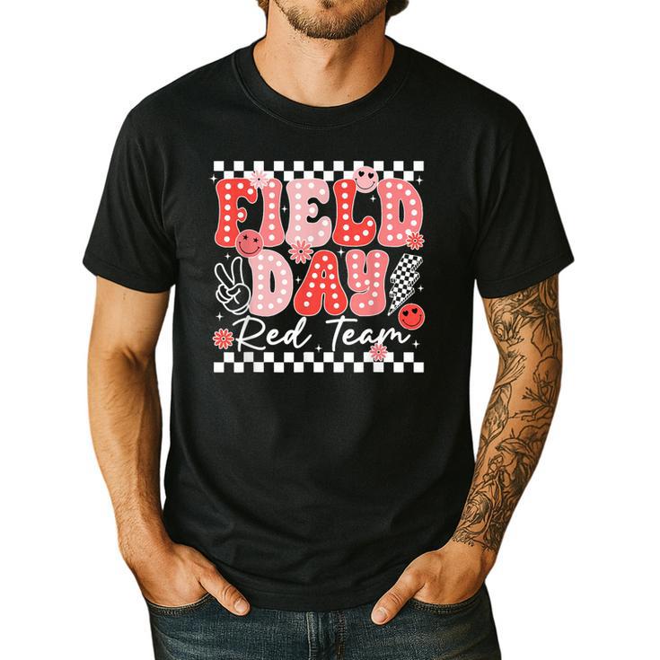 Field Day Red Team Outdoor Field Day Games For Kids Teacher Men's Casual T-Shirt