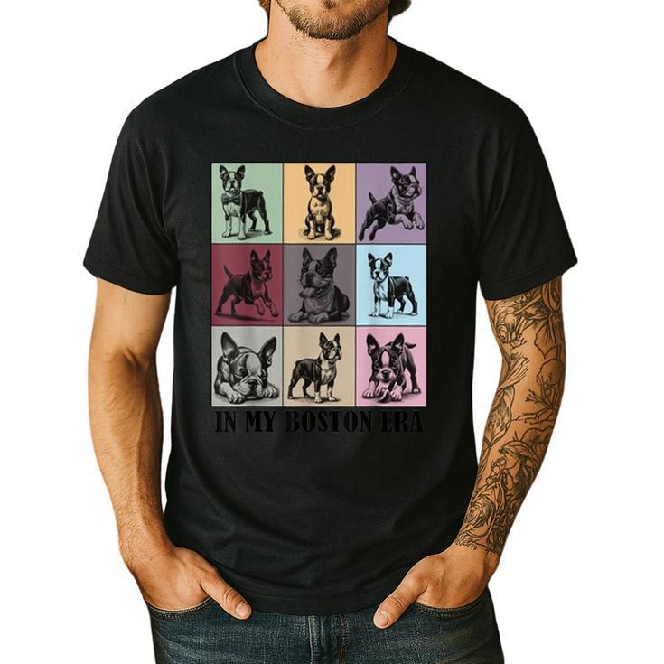 Funny Boston Terrier Quote In My Boston Terrier Era Cool Dog Men Women Men's Casual T-Shirt