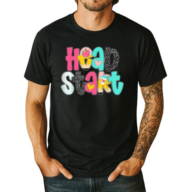 Head Start Team Homeschool Teacher Headstart Back To School Men's Casual T-Shirt