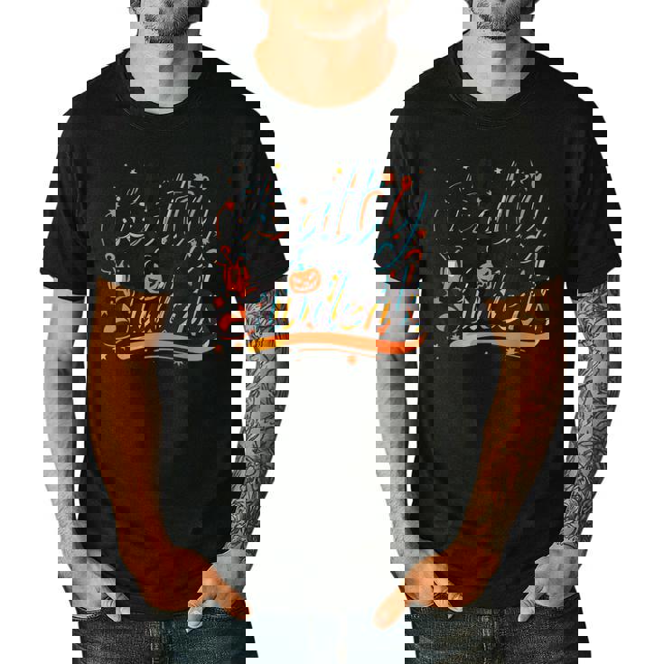 I&#x27;m Batty About My Students Watercolor Bat Teacher Halloween Men&#x27;s Casual T-Shirt