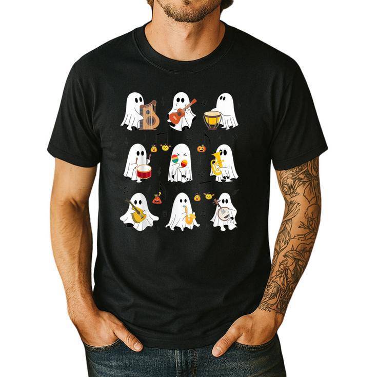 It's A Bootiful Day To Make Music Ghost Teacher Men's Casual T-Shirt