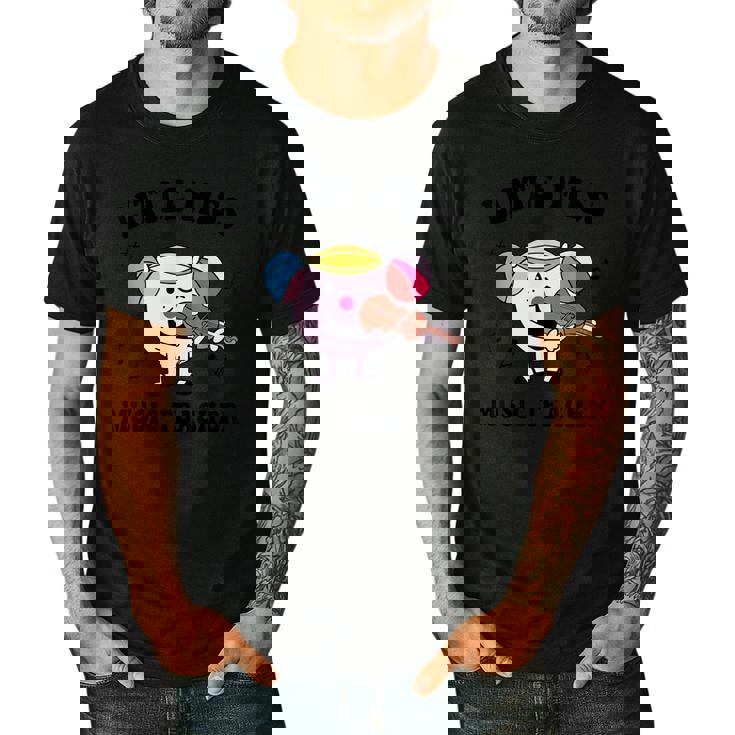 Little Miss Music Teacher Music Teacher Team Men&#x27;s Casual T-Shirt